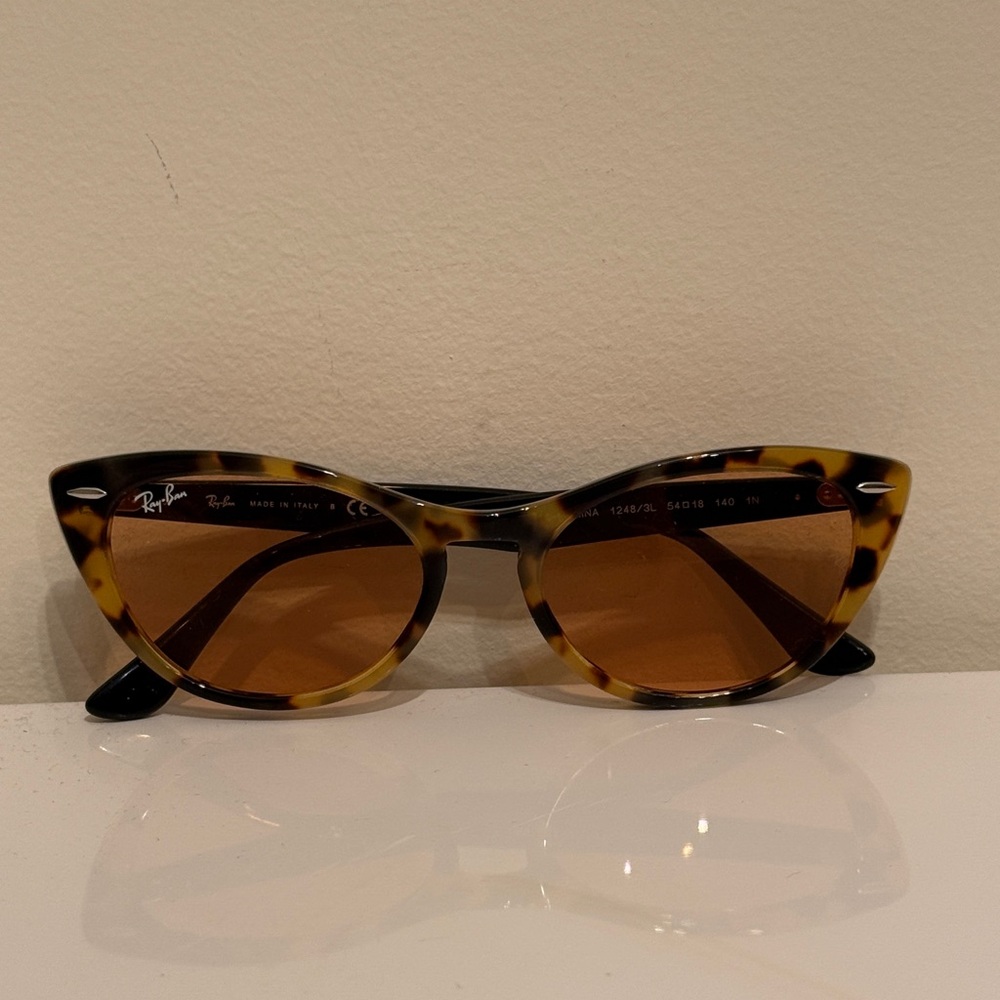 SOLD Ray-Ban Nina Cat-Eye Sunglasses – Tortoiseshell Brown